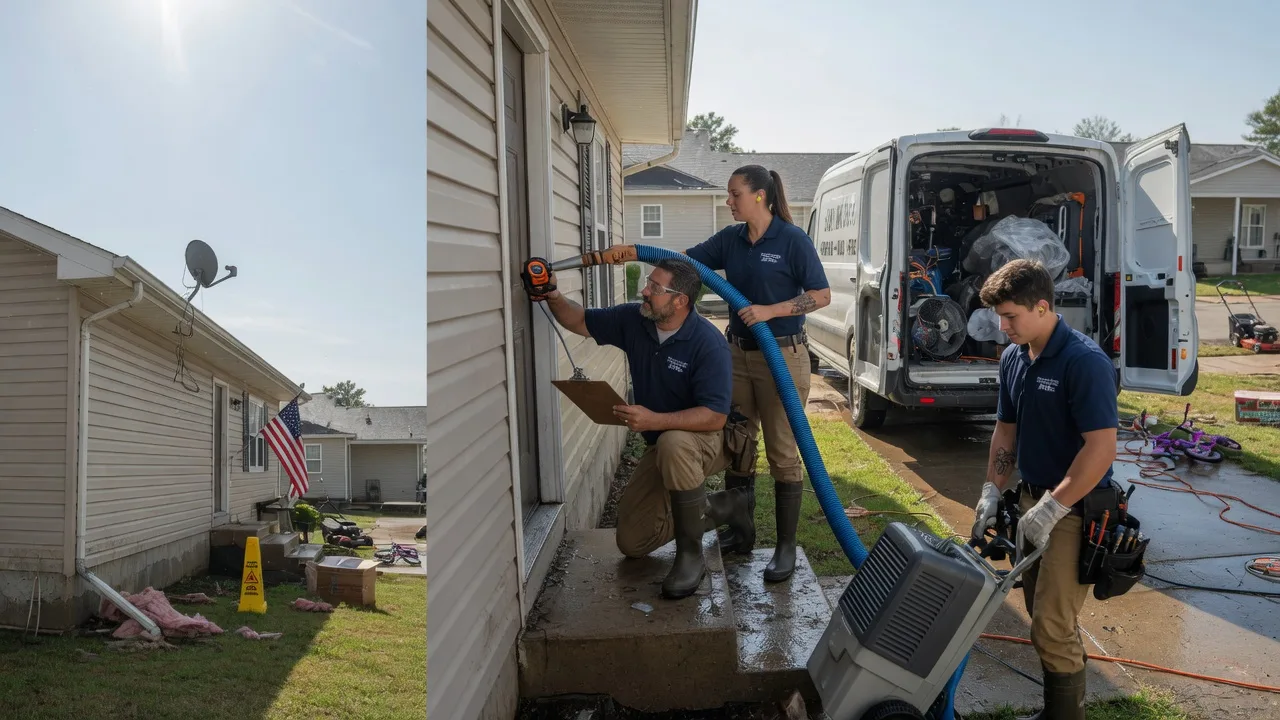 Ceiling Water Damage Restoration in Beallsville, OH near me